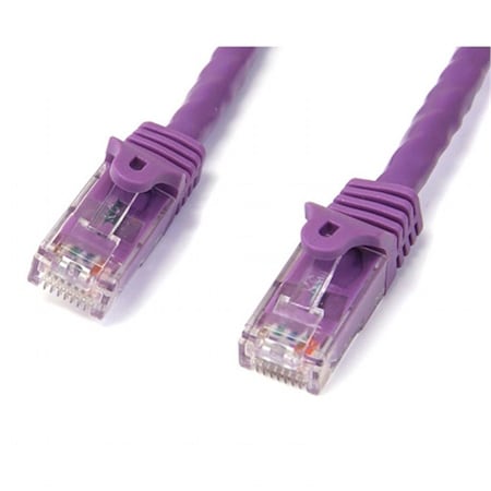 Dynamicfunction 25 ft. Purple Snagless Cat6 UTP Patch Cable - Purple - 25 ft. DY3332469